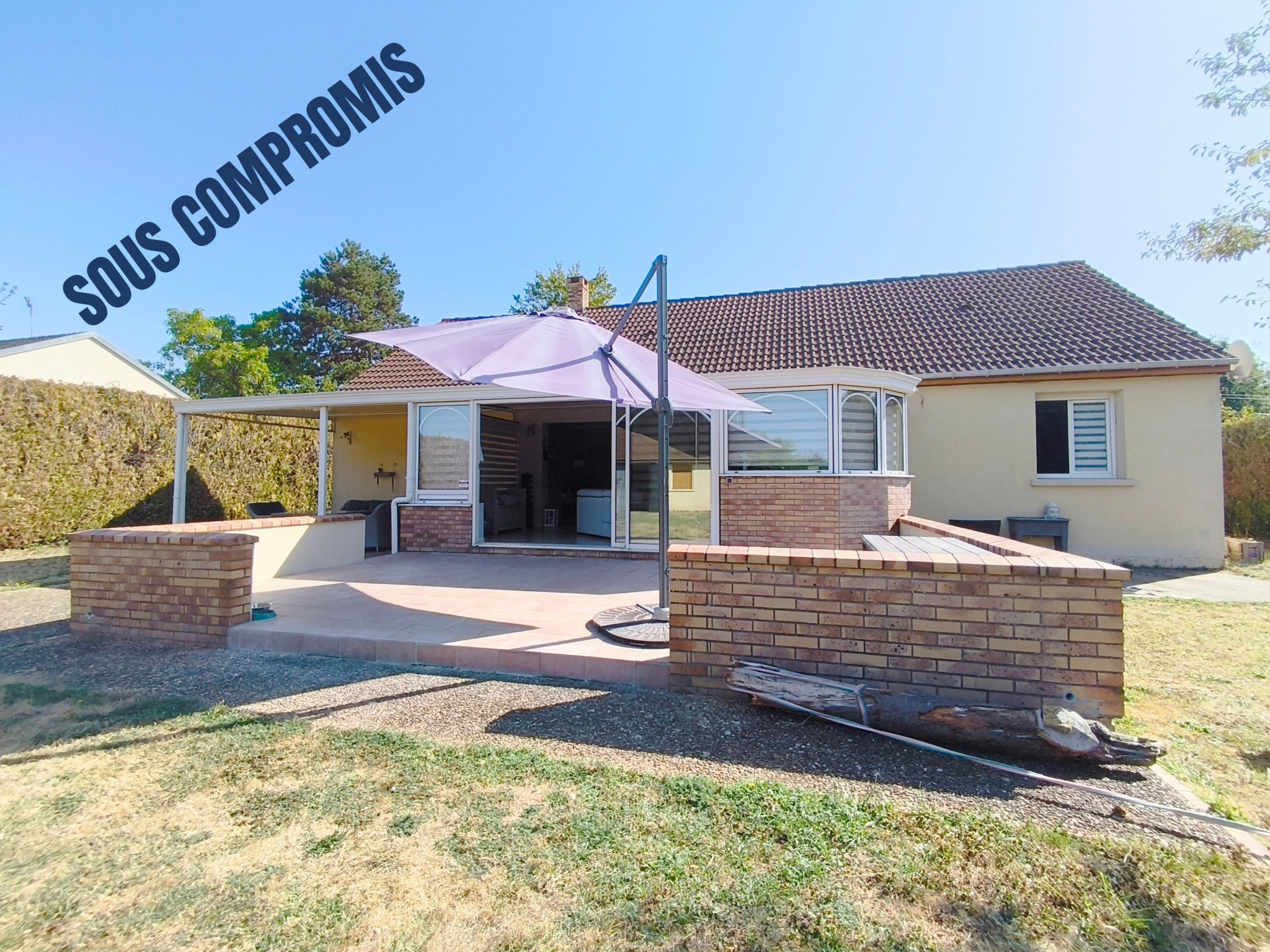 MAISON PLAIN-PIED 3 CHAMBRES ET TRIPLE GARAGE